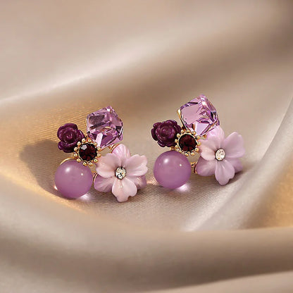 Aretes Flor Lilya